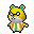 Pixel sprite of Graham from Animal Crossing